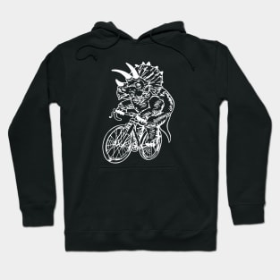 SEEMBO Dinosaur Triceratops Cycling Bicycle Biking Bicycling Bike Hoodie